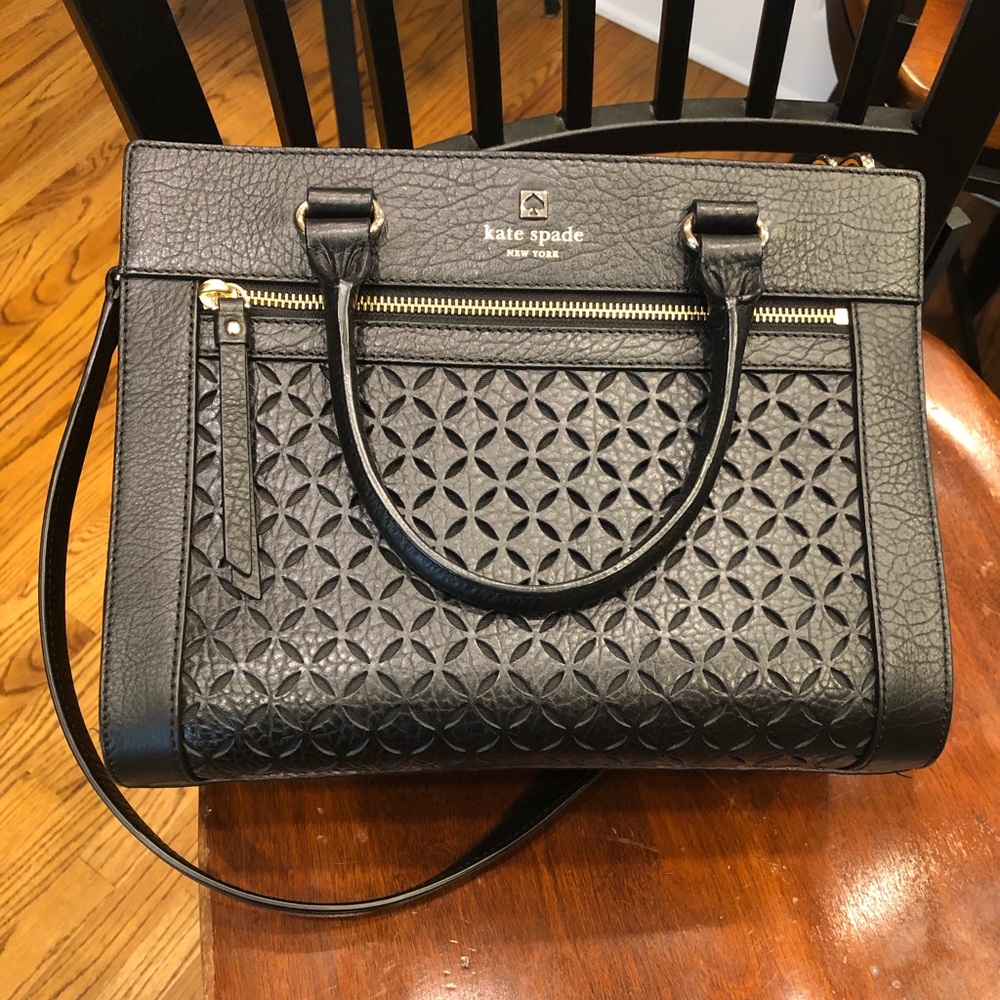 Kate spade black tote purse